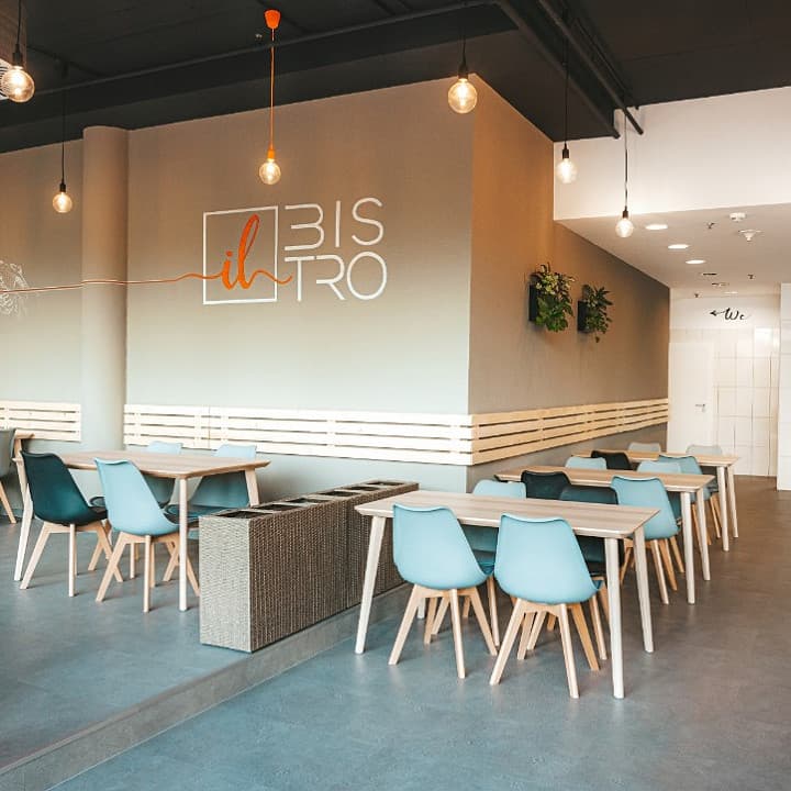 Posezení v interiéru il Bistro